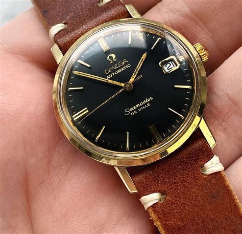 omega seamaster de ville black dial